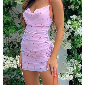 White Fox More Than A Feeling Mini Dress Lilac Rose